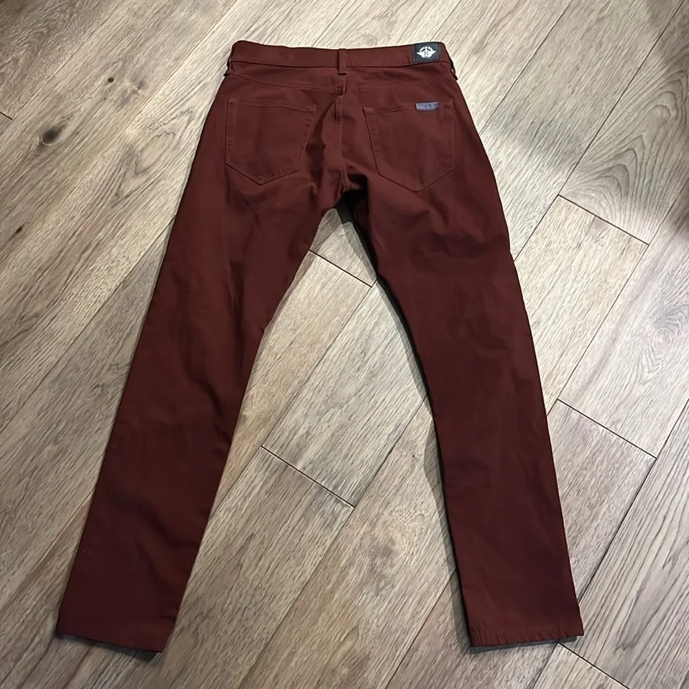 NWOT DOCKERS | brick red jean cut slim fit, 28x30